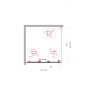 Душевой уголок BELBAGNO UNO-195-AF-31-90-C-NERO