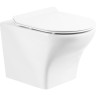 Комплект 4 в 1 Унитаз подвесной, система инсталляции для унитазов, с кнопкой смыва BELBAGNO BB064CHR/BB2111SC/BB002-80/BB007-PR-NERO.M